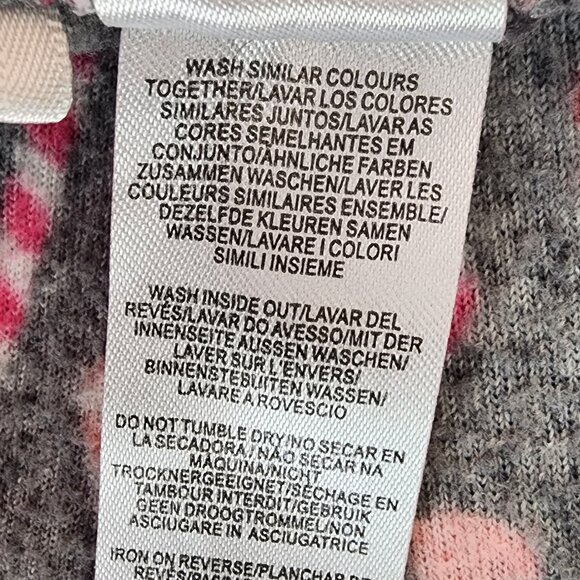 Love To Lounge "Candy Cane" Holiday Pajama Fleece Pants Size 10-12 - Picture 7 of 10